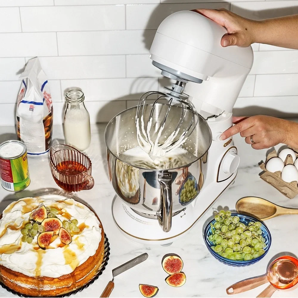 CRUX® 5.3 Qt. Stand Mixer in Matte White